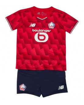 Billige Fotballdrakt Lille OSC Replika Hjemmedraktsett Barn 2025-26 Kortermet (med bukser)
